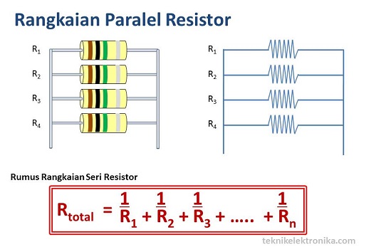 Rumus dan Rangkaian Paralel Resistor