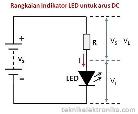 Cara Menghitung Nilai Resistor untuk LED