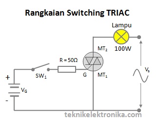 Rangkaian Switching TRIAC