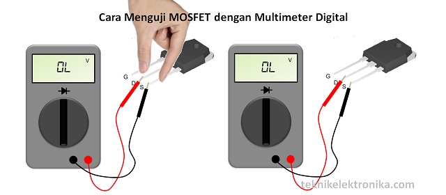 Cara Menguji MOSFET dengan digital Multimeter