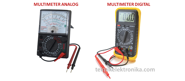 Pengertian dan Perbedaan Multimeter Analag dan Multimeter Digital