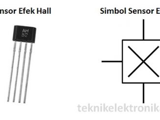 Pengertian Sensor Efek Hall (Hall Effect Sensor) bentuk dan simbol efek hall