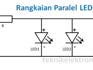Cara Merangkai Lampu LED (Rangkaian Paralel LED)