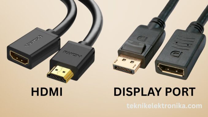 HDMI DAN DISPLAY PORT